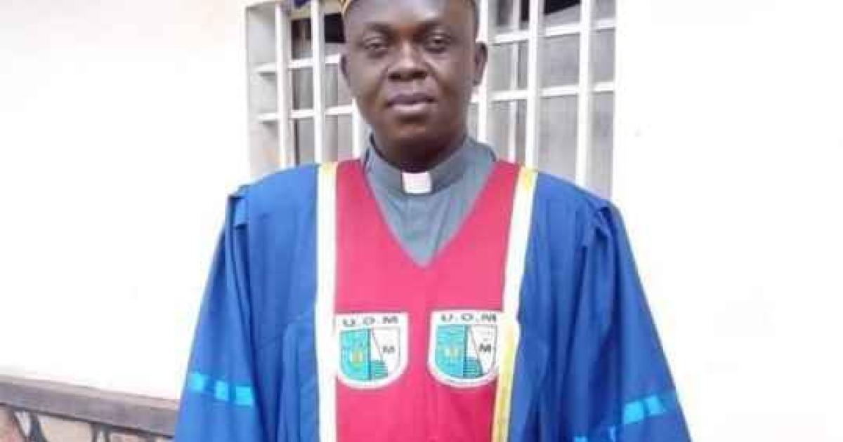 Abbé Apollinaire Cibaka, nouveau recteur de l'Université officielle de Mbuji-Mayi