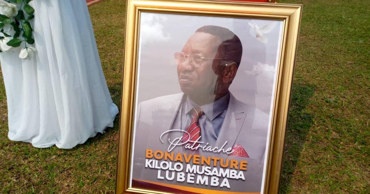 Cérémonie funéraire de l'ancien gouverneur du grand Kivu Bonaventure Kilolo Musamba. Ph. Droits tiers.