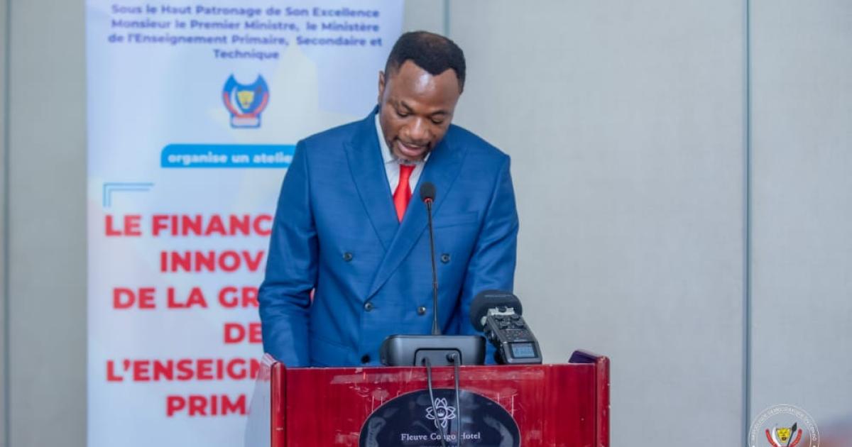 Tony Mwaba, ministre de l'EPST