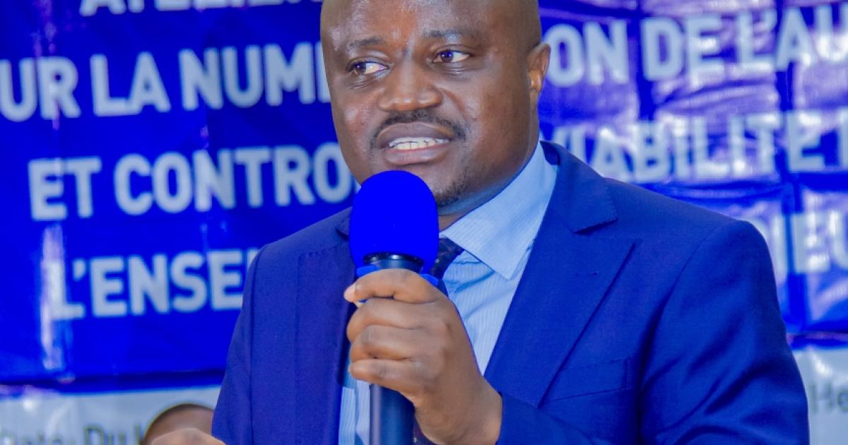Muhindo Nzangi, ministre de l'ESU. Ph. Droits tiers.