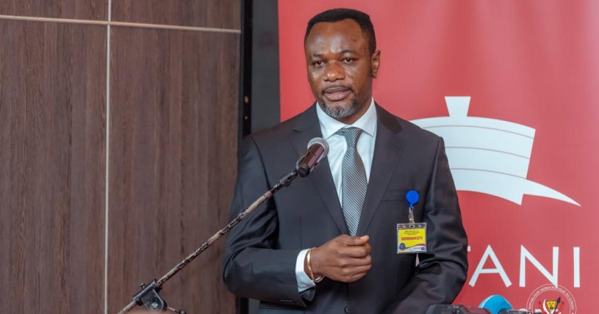 Tony Mwaba, ministre de l'EPST. Ph. Droits tiers.