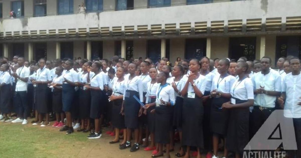Les élèves d'une école à Matadi/Ph. ACTUALITE.CD