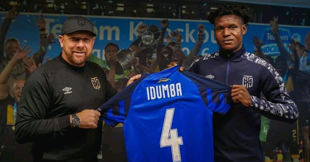 Présentation de Nathan Idumba à Cap Town City. Photo droits tiers.