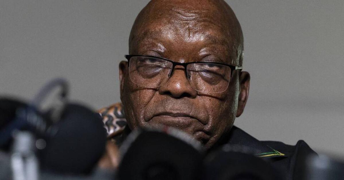 L'ancien président sud-africain Jacob Zuma, âgé de 79 ans, le 4 juillet 2021. — Shiraaz Mohamed/AP/SIPA