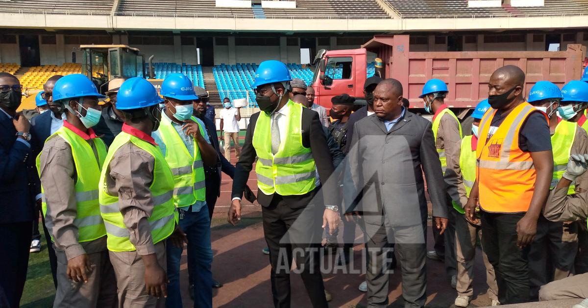 Le ministre des sports et loisirs Serge Chembo Nkonde. Photo ACTUALITE.CD.