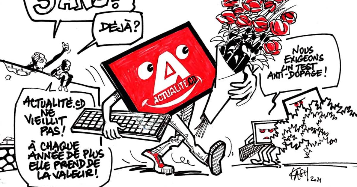 Les caricatures de ACTUALITE.CD sont réalisées par Kash