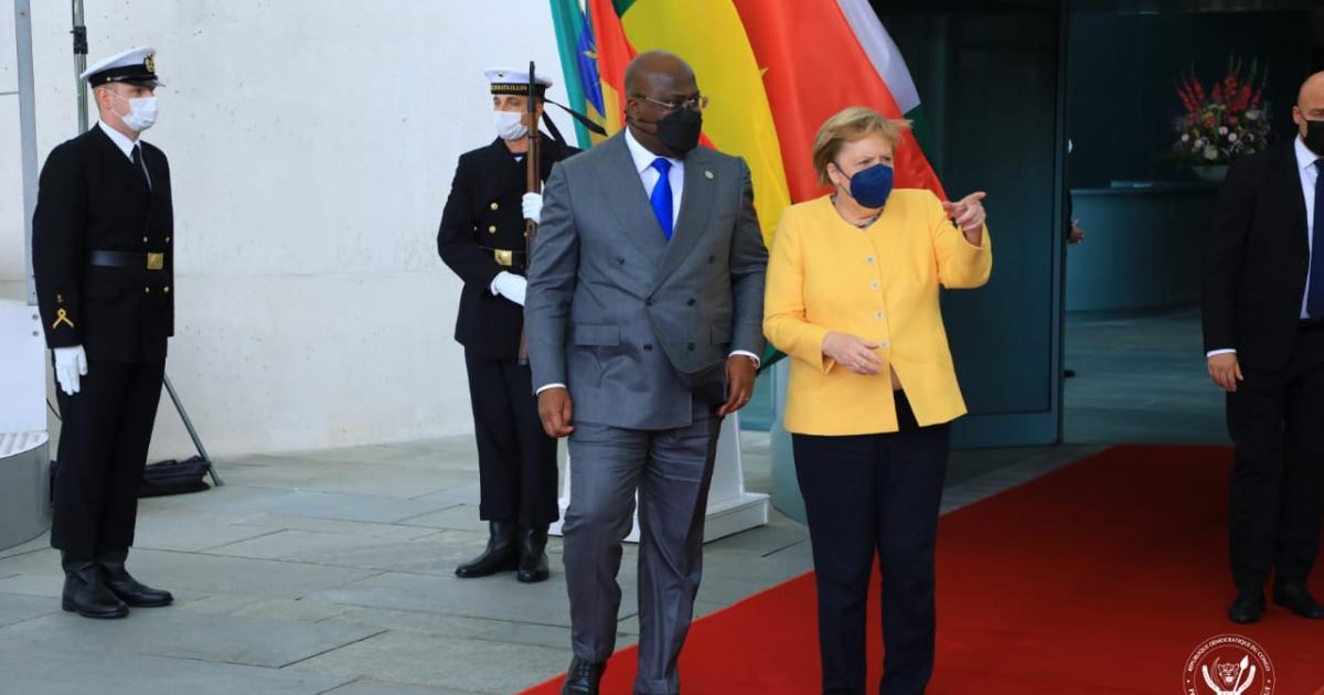 Félix Tshisekedi et Angela Merkel 