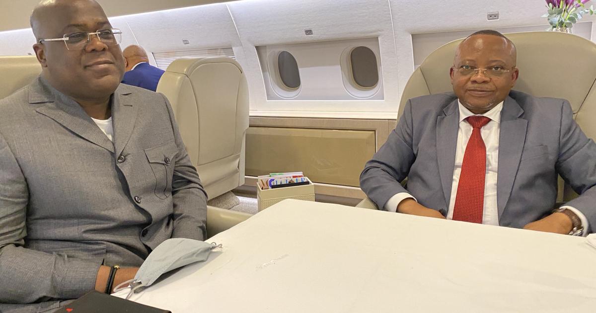 Félix Tshisekedi et Faustin Luanga 