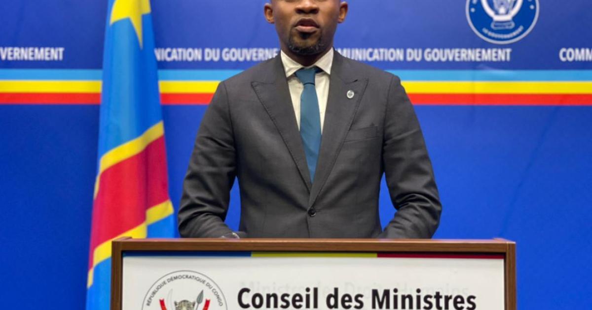 Patrick Muyaya, ministre de la communication et des médias 