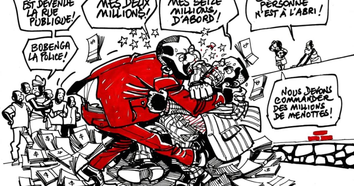 Les caricatures de ACTUALITE.CD sont réalisées par KASH