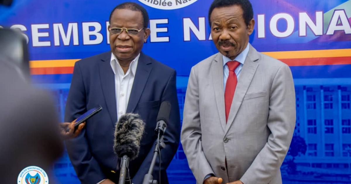 Bahati Lukwebo et Christophe Mboso