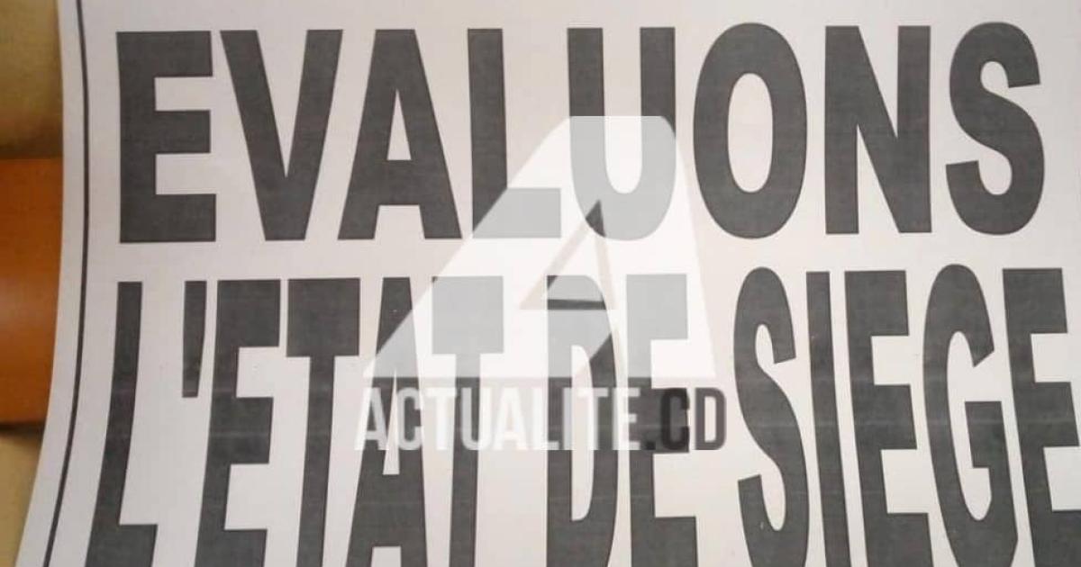 Evaluation de l'état de siège