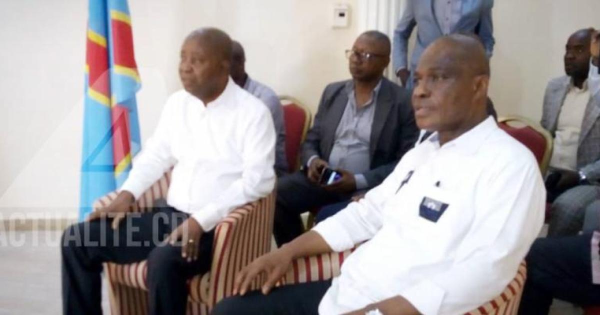 Martin Fayulu et Adolphe Muzito