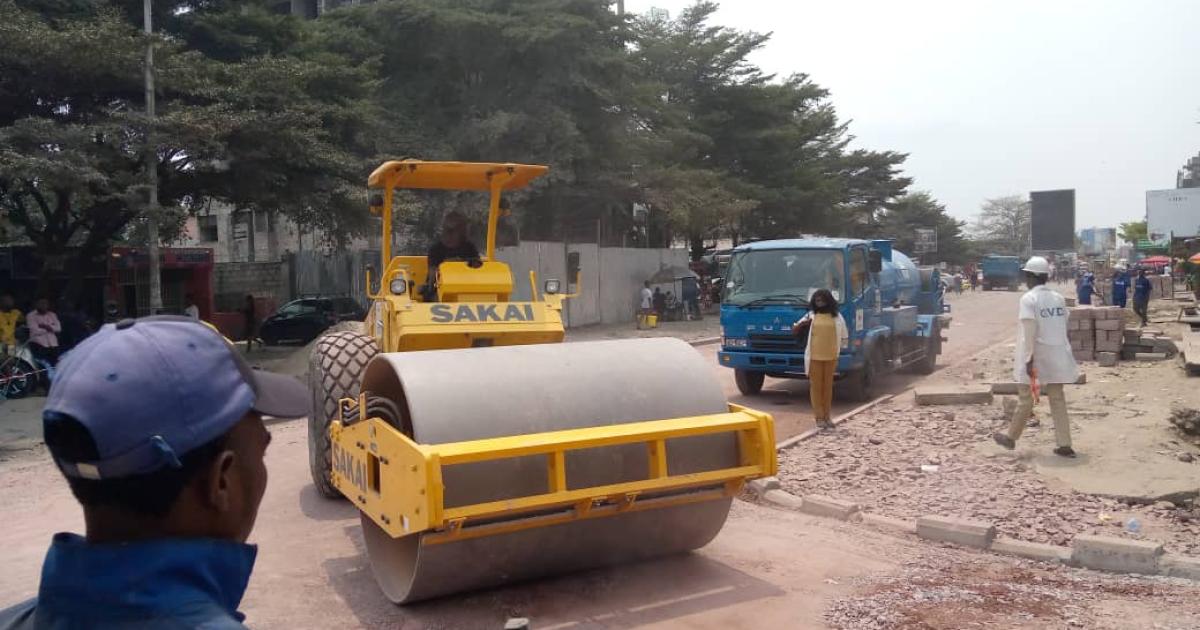 Les travaux de réhébilitation de l'avenue Nyangwe