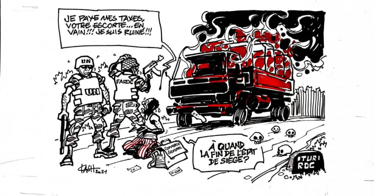 Les caricatures de ACTUALITE.CD sont réalisées par Kash