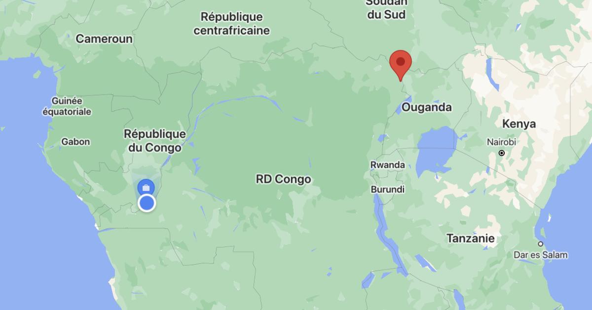 Localisation de Ariwara sur Google Map 
