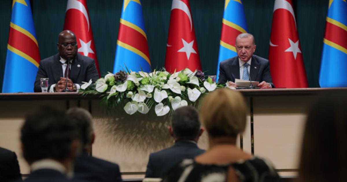 Recep Tayyip Erdoğan et Félix Tshisekedi