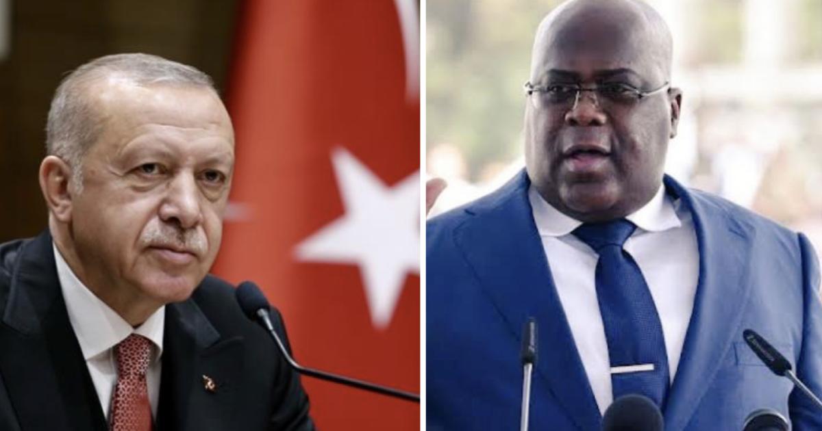 Recep Tayyip Erdoğan et Félix Tshisekedi