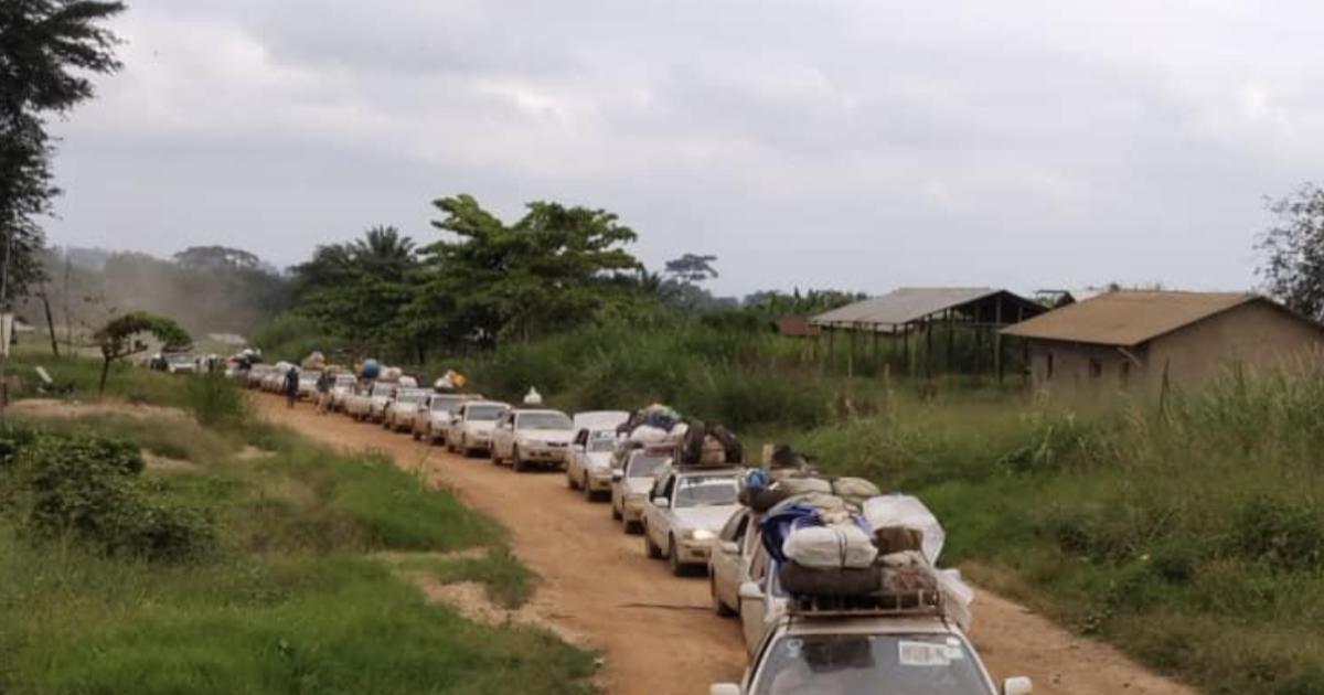 Reprise du convoi sécurisé (Ph. Monusco) 