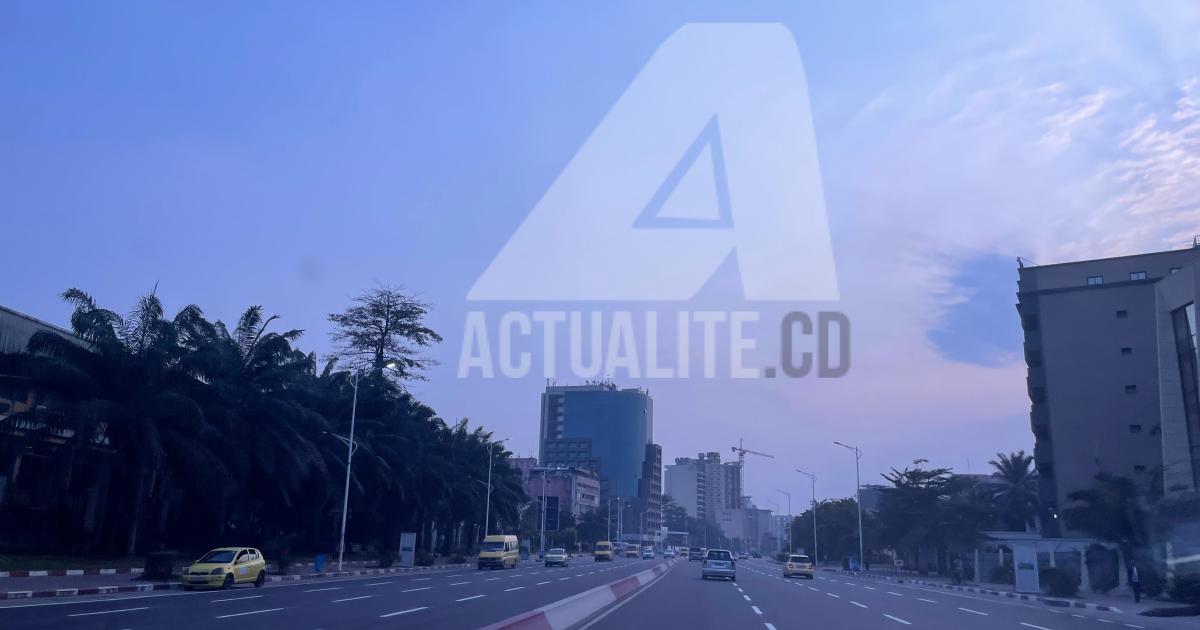 Une vue du boulevard du Boulevard du 30 juin à Kinshasa. PH. ACTUALITE.CD