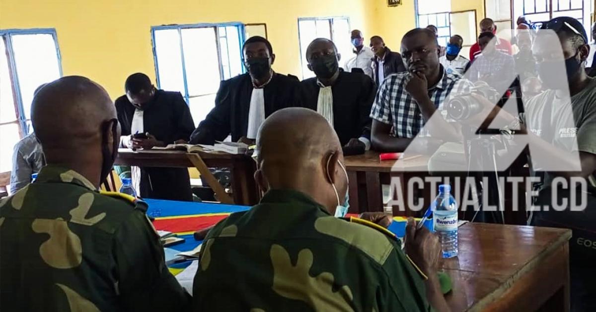 Procès du député provincial Hubert Berocan au tribunal militaire de l'Ituri