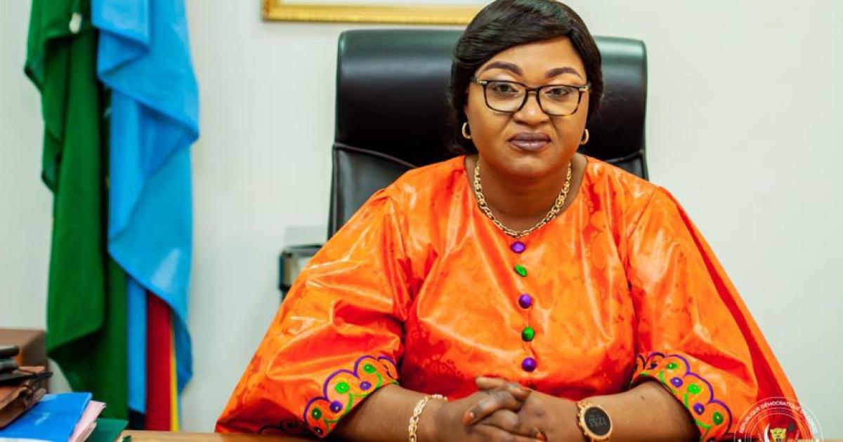 Gisèle Ndaya, ministre du GEFAE.