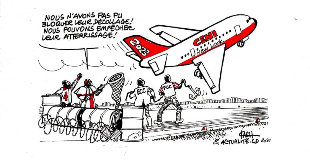 Caricature de ACTUALITE.CD par Kash