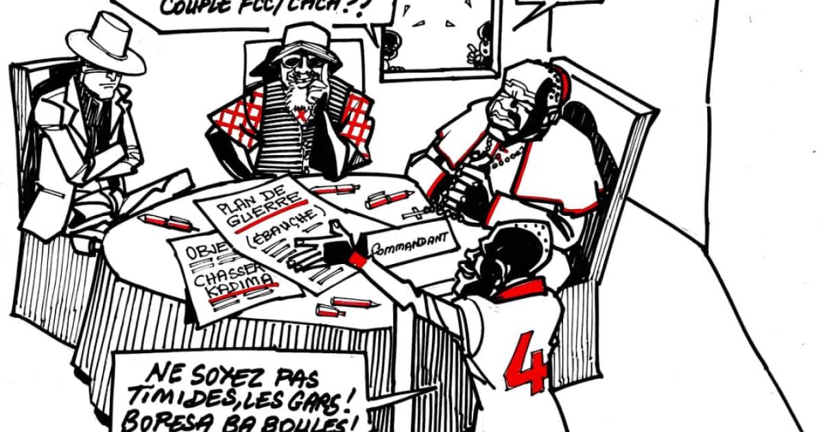 Caricature de ACTUALITE.CD par Kash