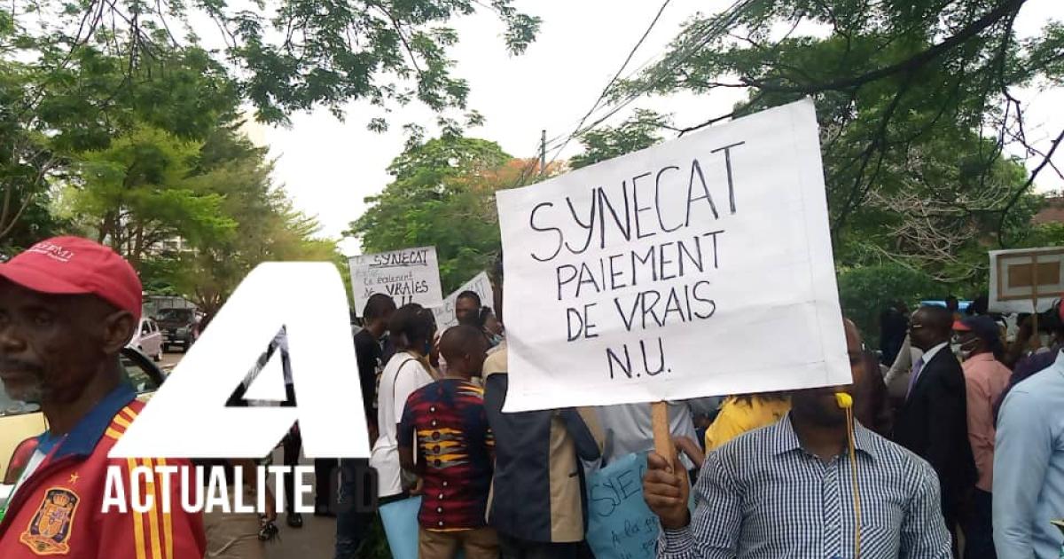 Manifestation des enseignants en grève
