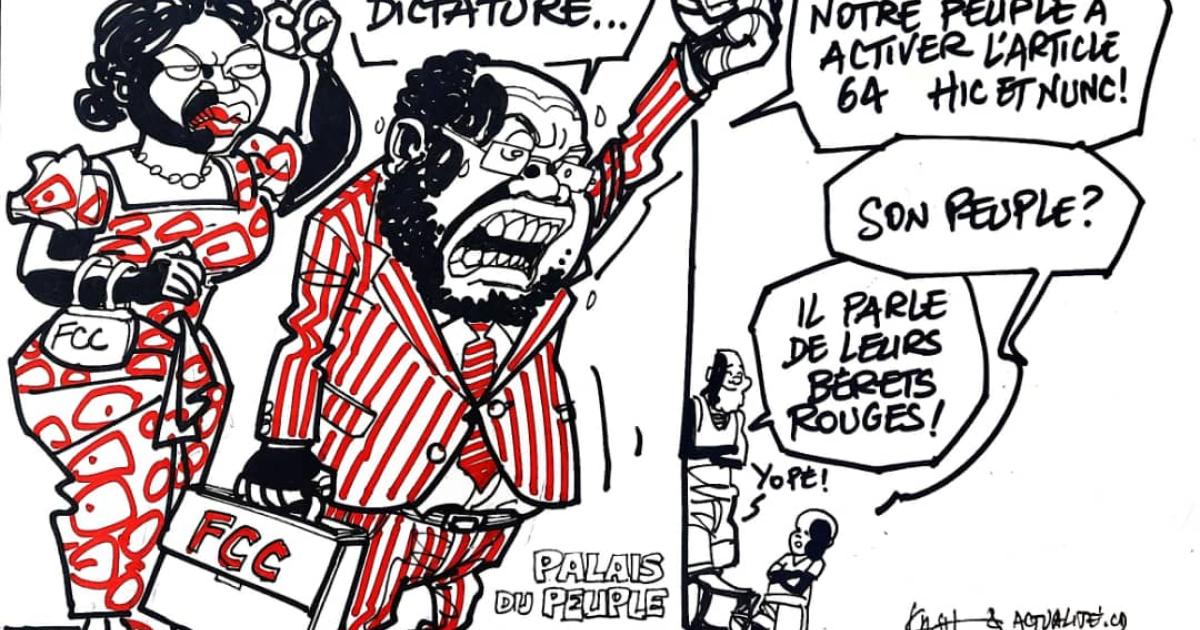 Caricature de ACTUALITE.CD par Kash