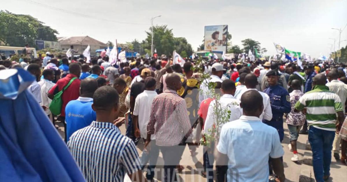 Marche de Lamuka ce samedi 16 octobre 2021 à Kinshasa