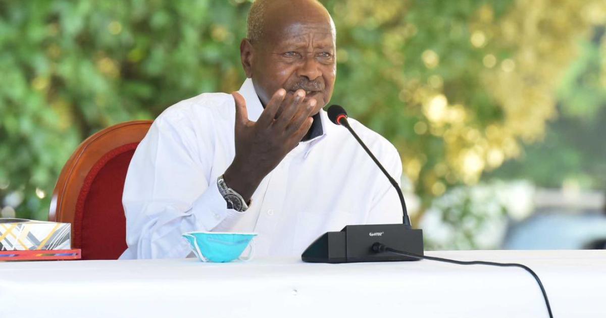 Yoweri Museveni, président de l'Ouganda