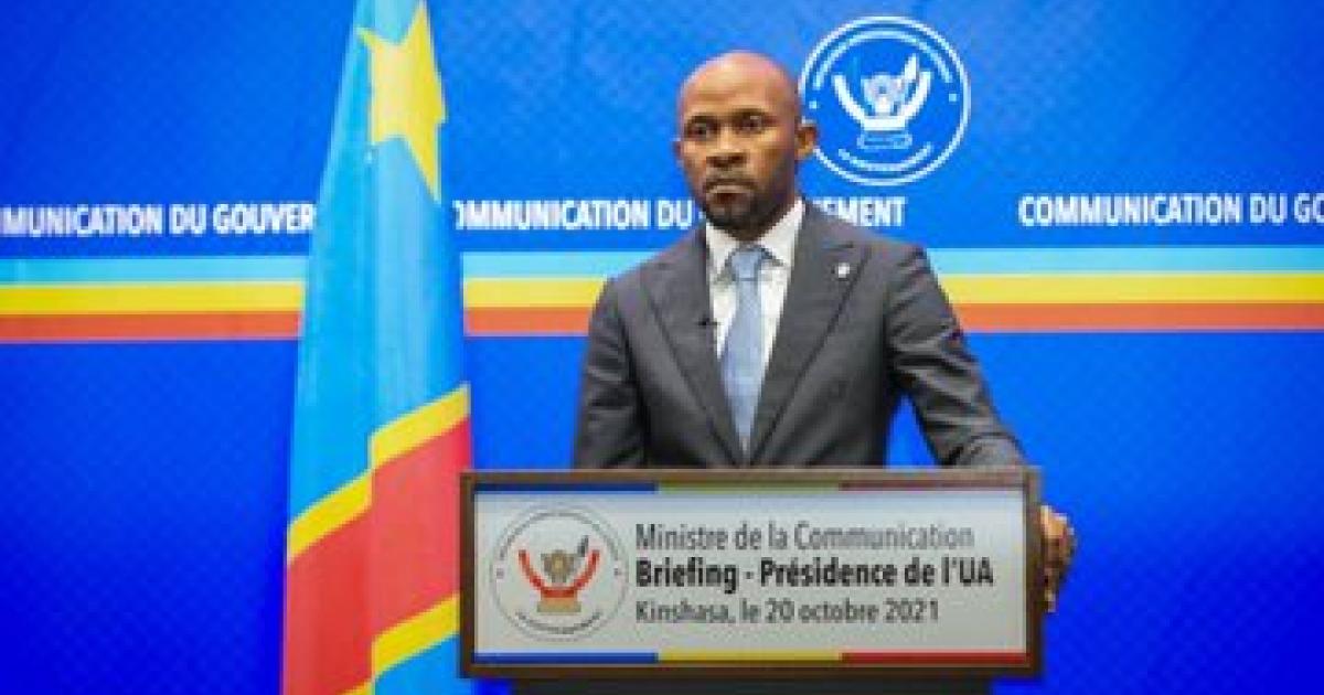 Patrick Muyaya, ministre de la communication et porte-parole du gouvernement