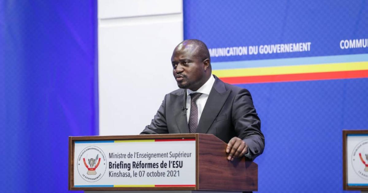 Muhindo Nzangi, ministre de l'ESU