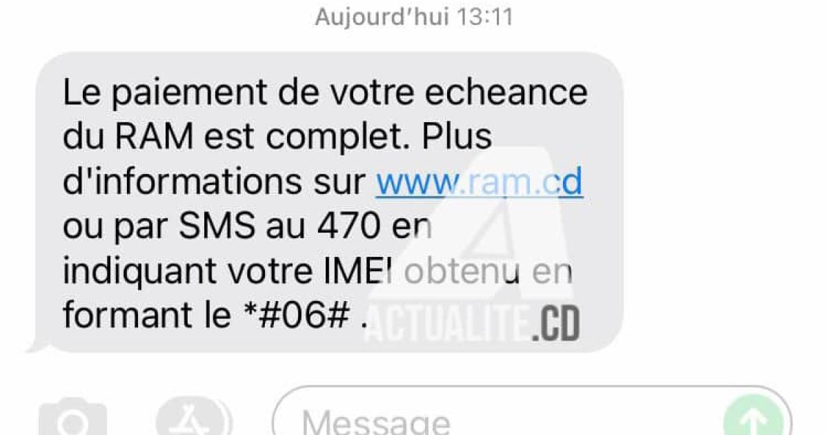 RAM message