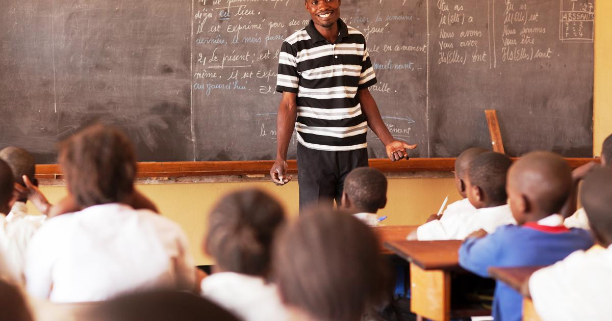 Enseignant de l’école primaire Muombe Mwewa