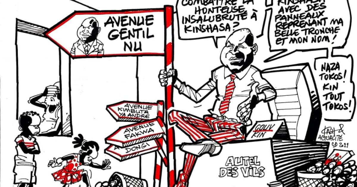 Caricature de ACTUALITE.CD par Kash