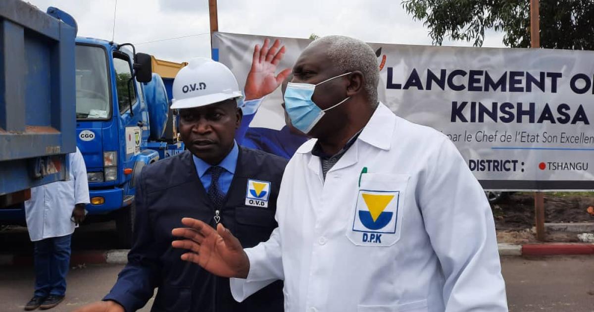 Lancement du projet Kinshasa "zéro trou"