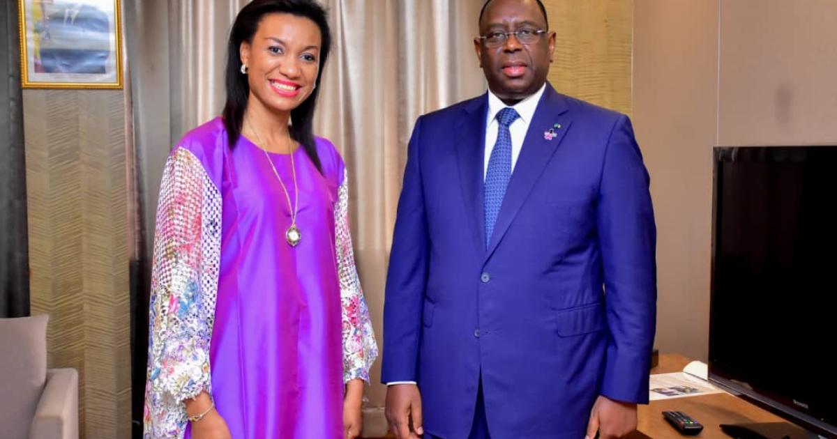 Odiane Lokako et Macky Sall