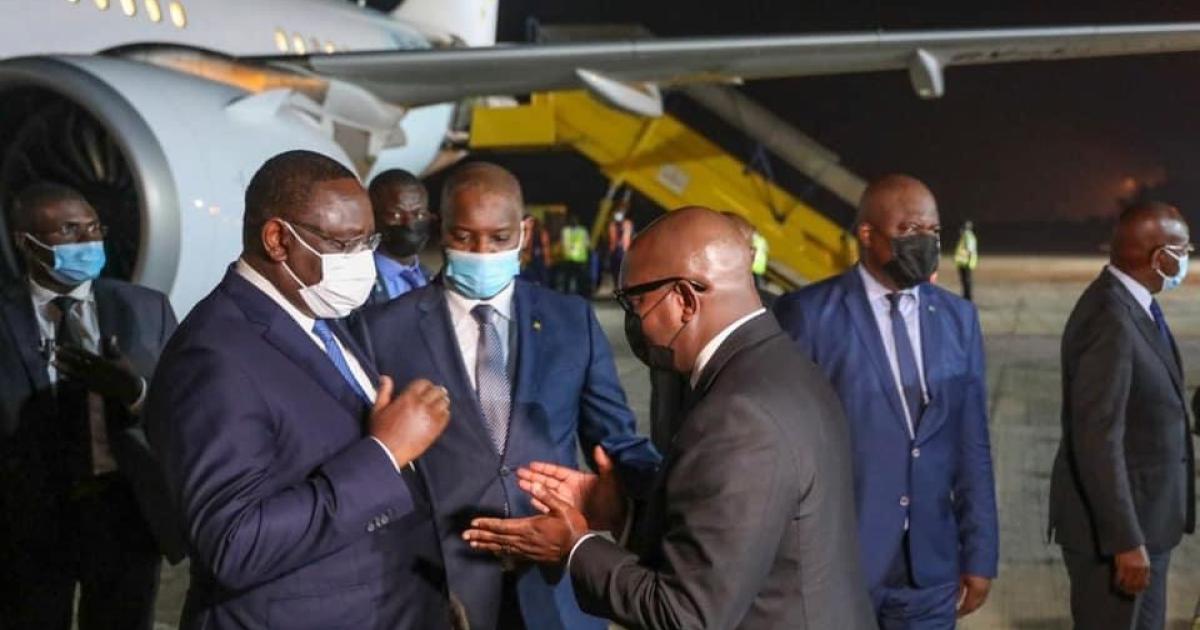 Arrivée de Macky Sall à Kinshasa 