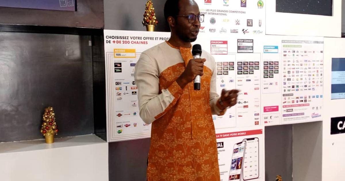 Francis Djempe, directeur régional de Canal+ dans la région du Katanga et dans l'espace Kasaï