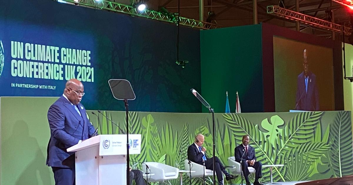 Félix Tshisekedi à la COP 26