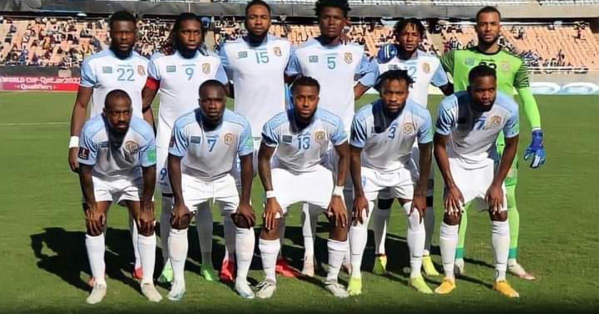 Les Léopards lors du match contre les Taifa stars (Tanzanie) dans le cadre des éliminatoires du Mondial Qatar 2022