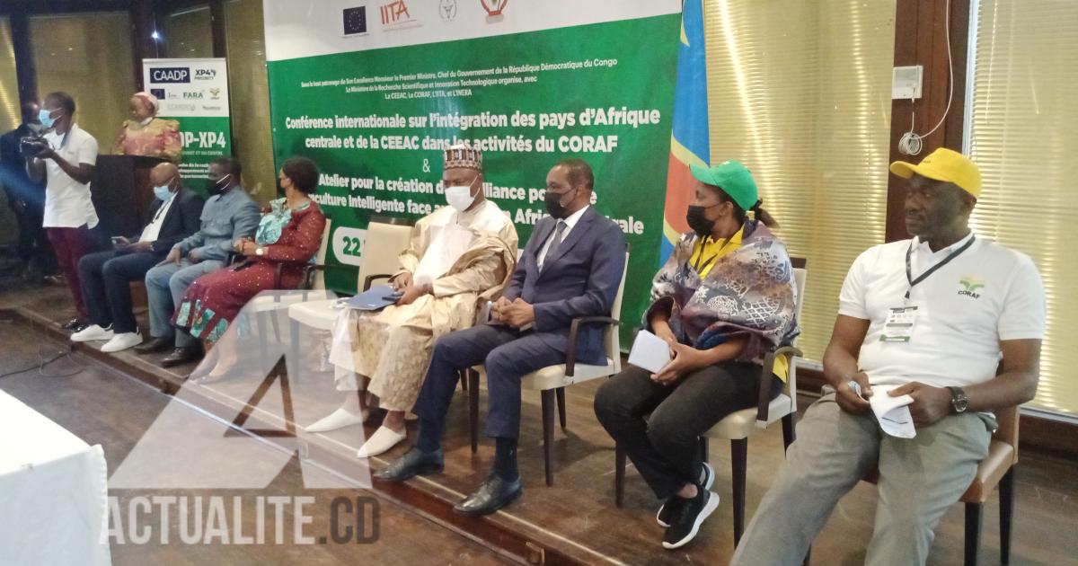Les dirigeants du CORAF, CEEAC, CEMAC. Photo actualite.cd