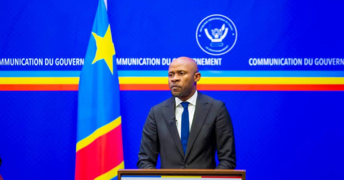 Patrick Muyaya, ministre de la communication et porte-parole du gouvernement