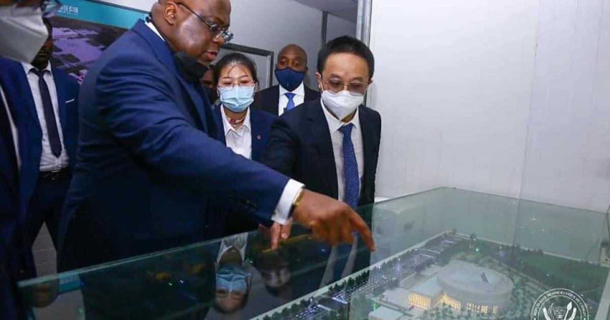 Félix Tshisekedi, président de la République, lors d'une de ses visites dans le cadre du partenariat Sino-Congolais  