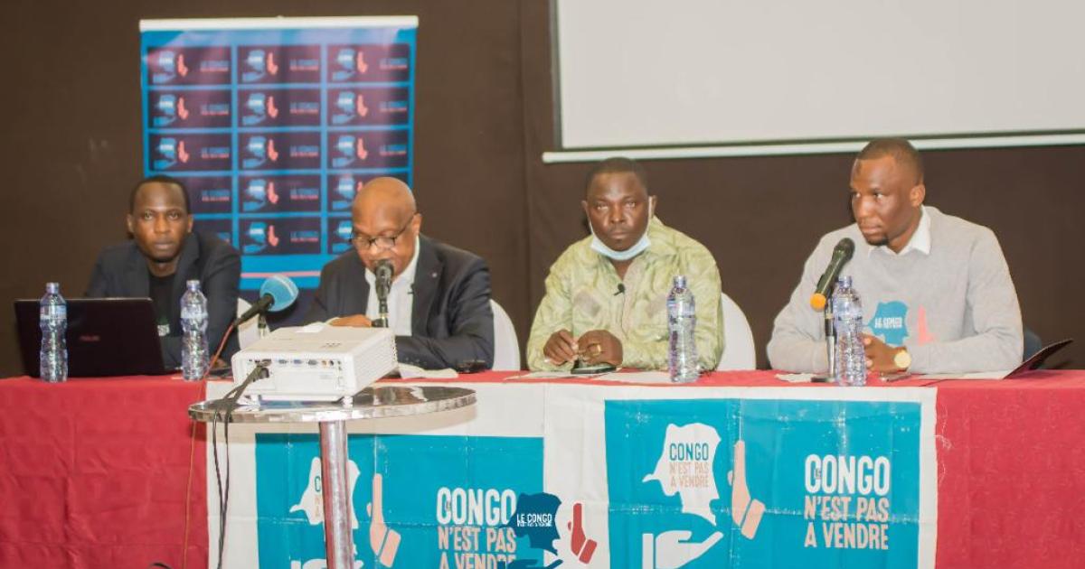 Les membres de Congo n'est pas à vendre