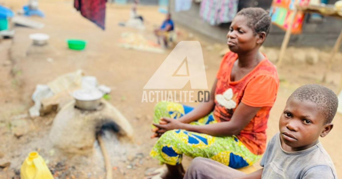 Les déplacés à Tamende, à Beni 
