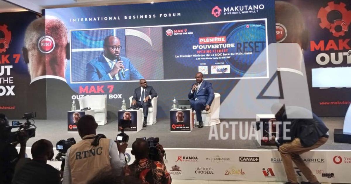 Le Premier ministre Sama Lukonde au forum Makutano 2021