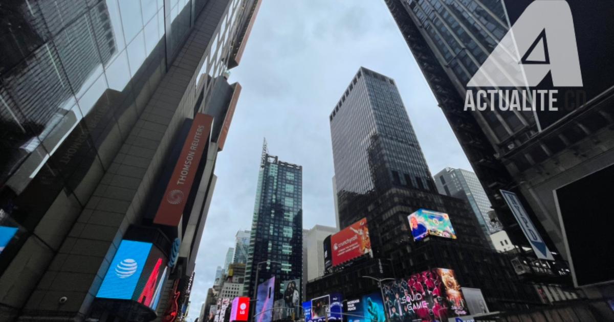 Une vue de Manhattan, à New York 
